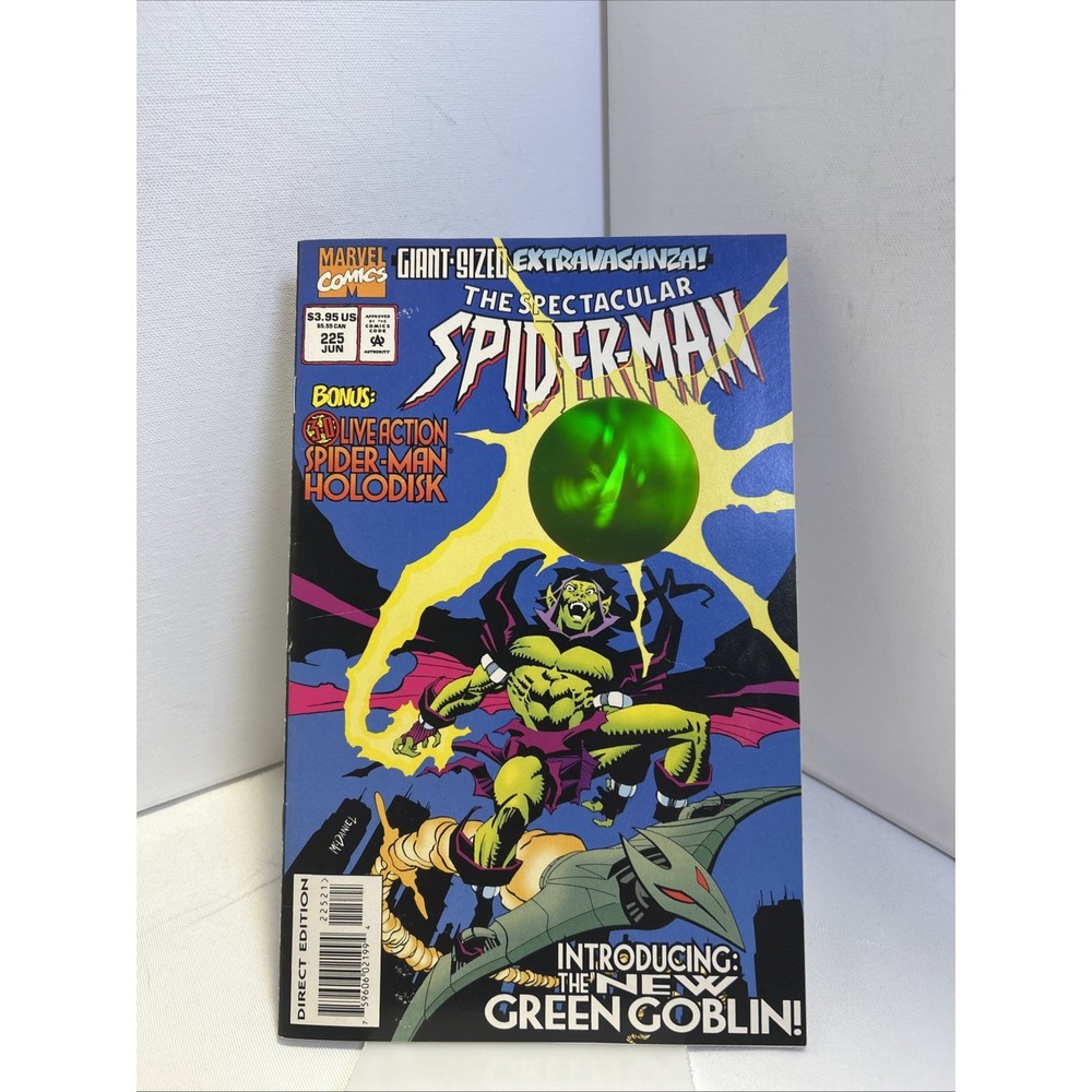 Marvel The Spectacular Spider-Man 225 Hologram Cover New Green Goblin Comic Book